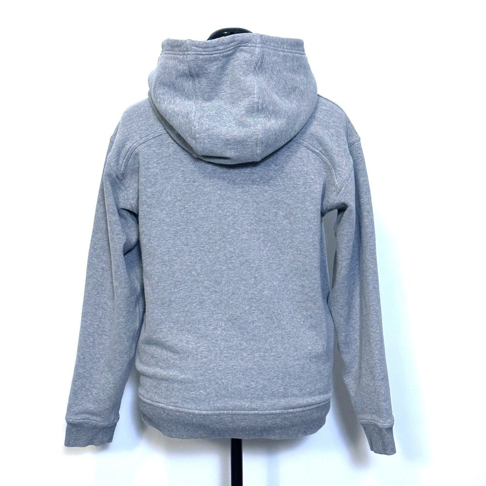 Lululemon Hoodie Womens‎ Medium Gray Fleece Pullover Kangaroo Pocket Soft - Picture 4 of 9